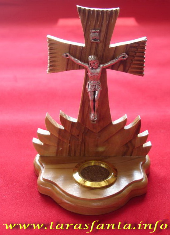 Crucifix cu pamant sau tamaie