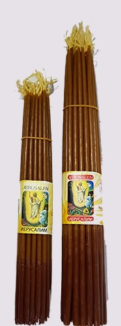 33 Lumanari din Tara Sfanta, Ierusalim - ceara naturala